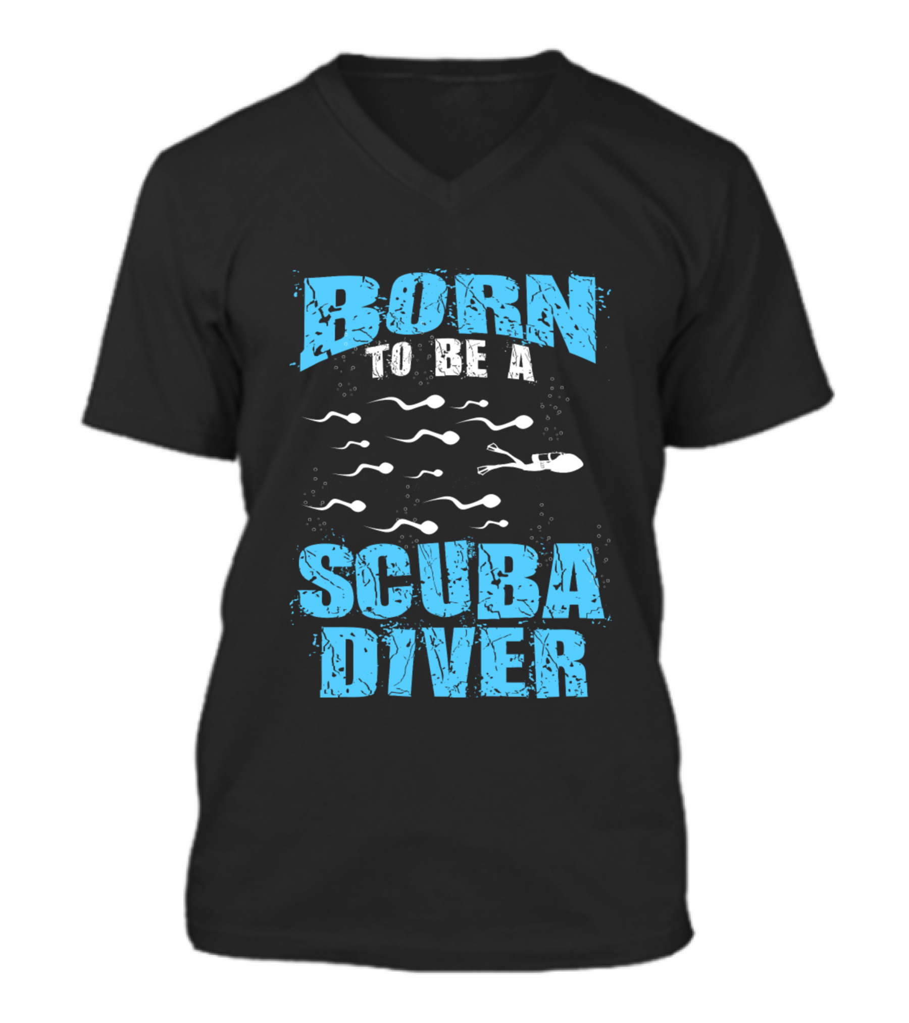 Scuba Diving (16) V-Neck Unisex T-Shirt