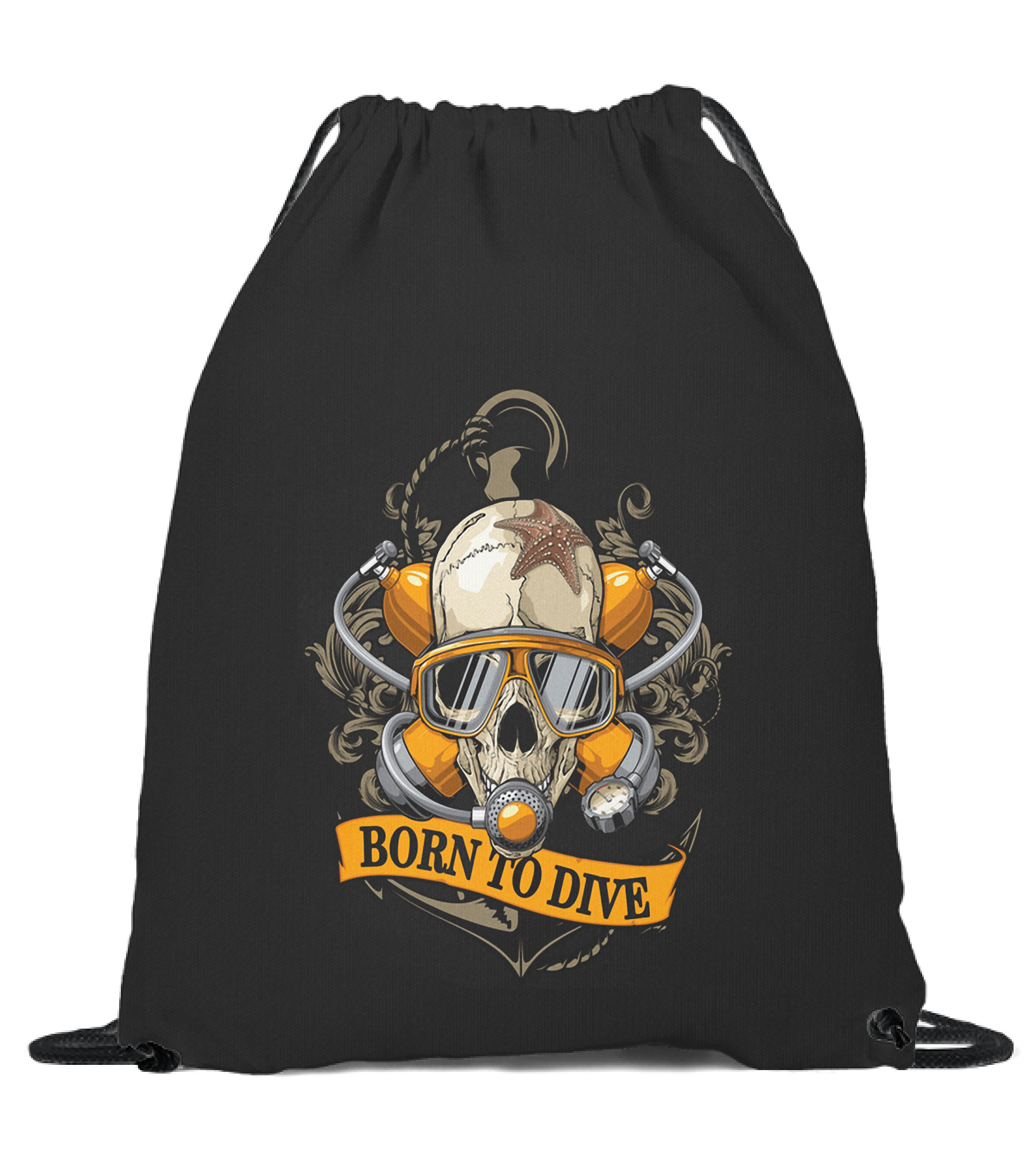 Scuba Diving (6) Drawstring Bag