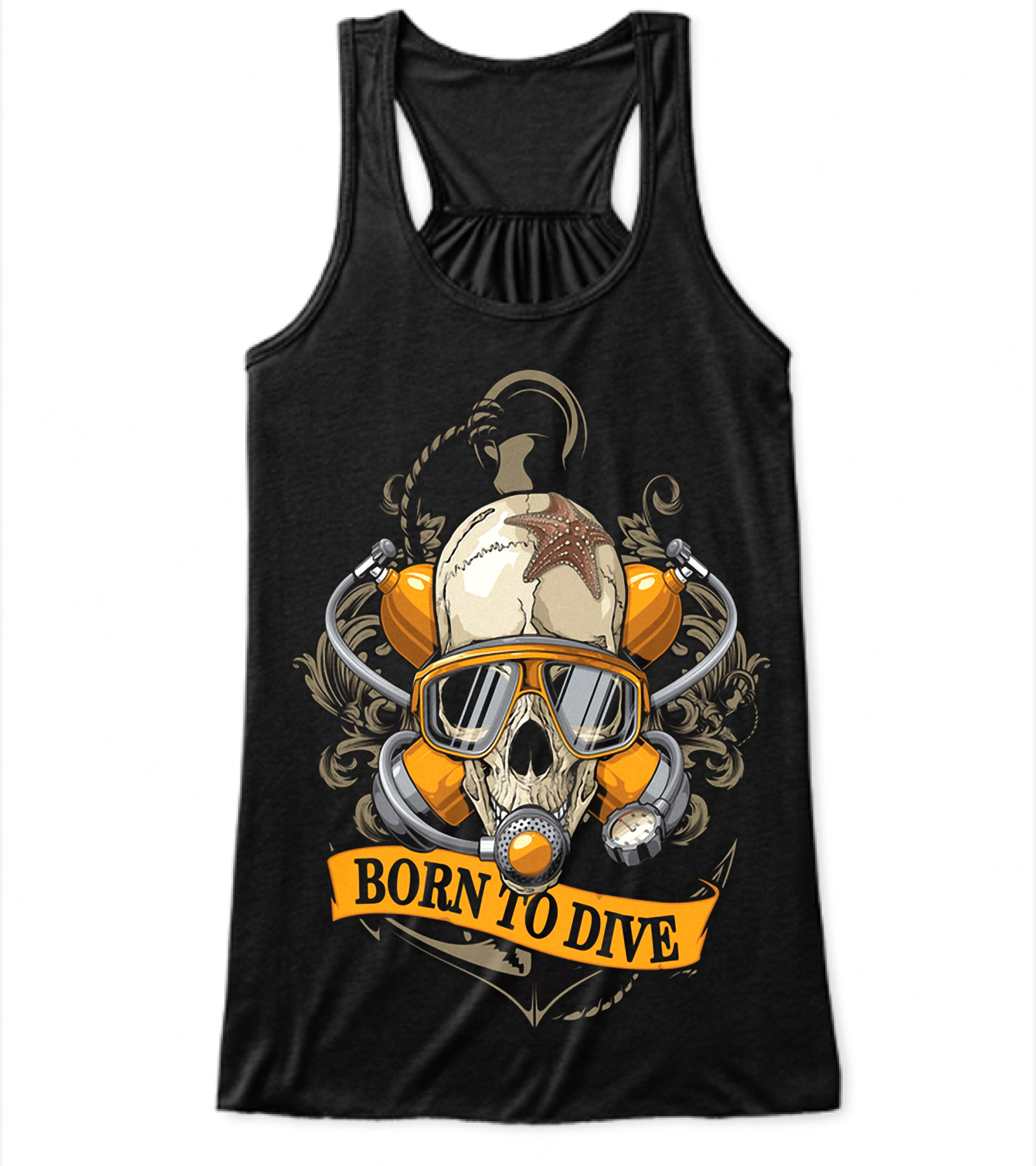 Scuba Diving (6) Flowy Tank Top 