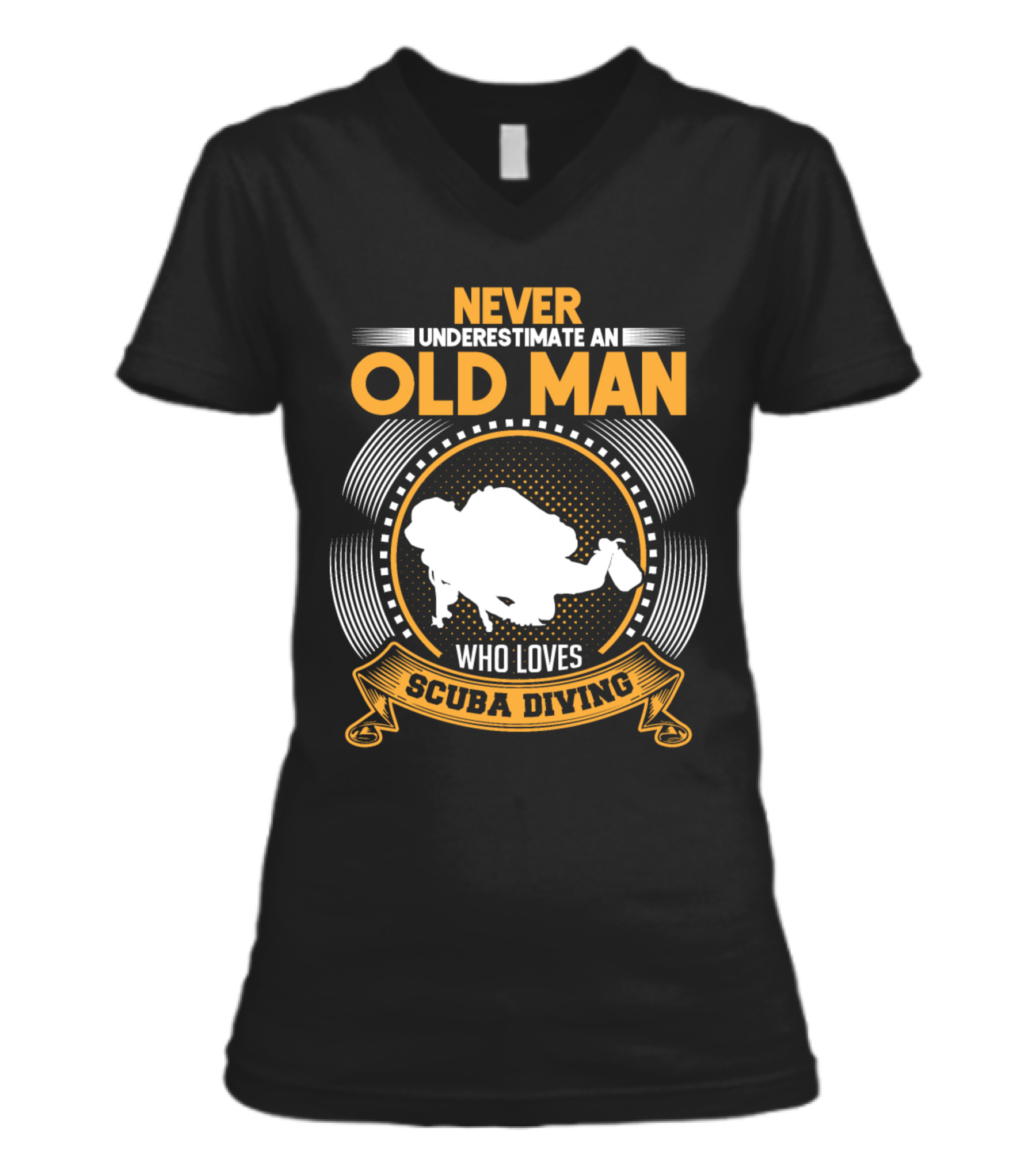 Scuba Diving (5) V-Neck Womens T-Shirt 