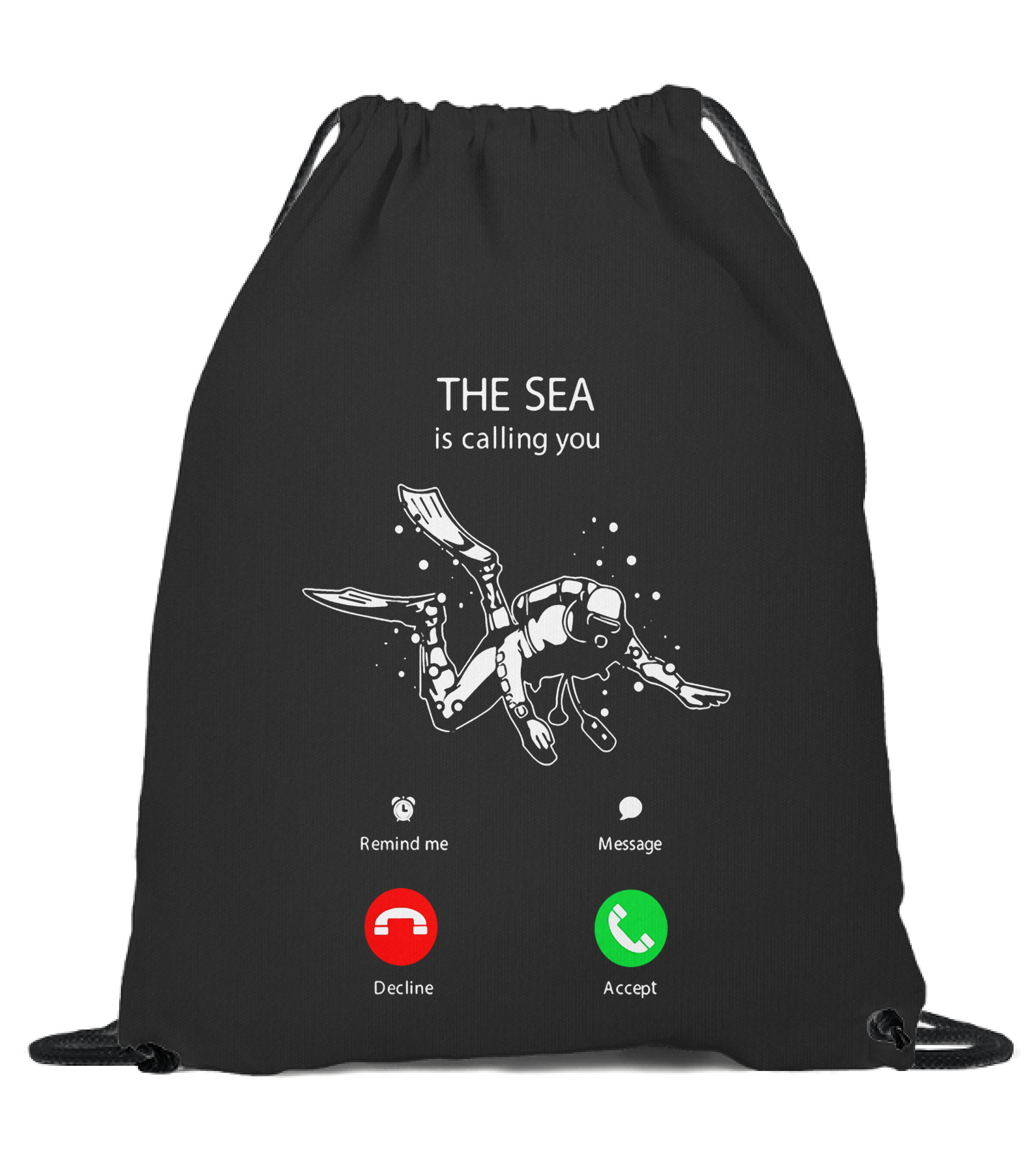 Scuba Diving (1) Drawstring Bag 