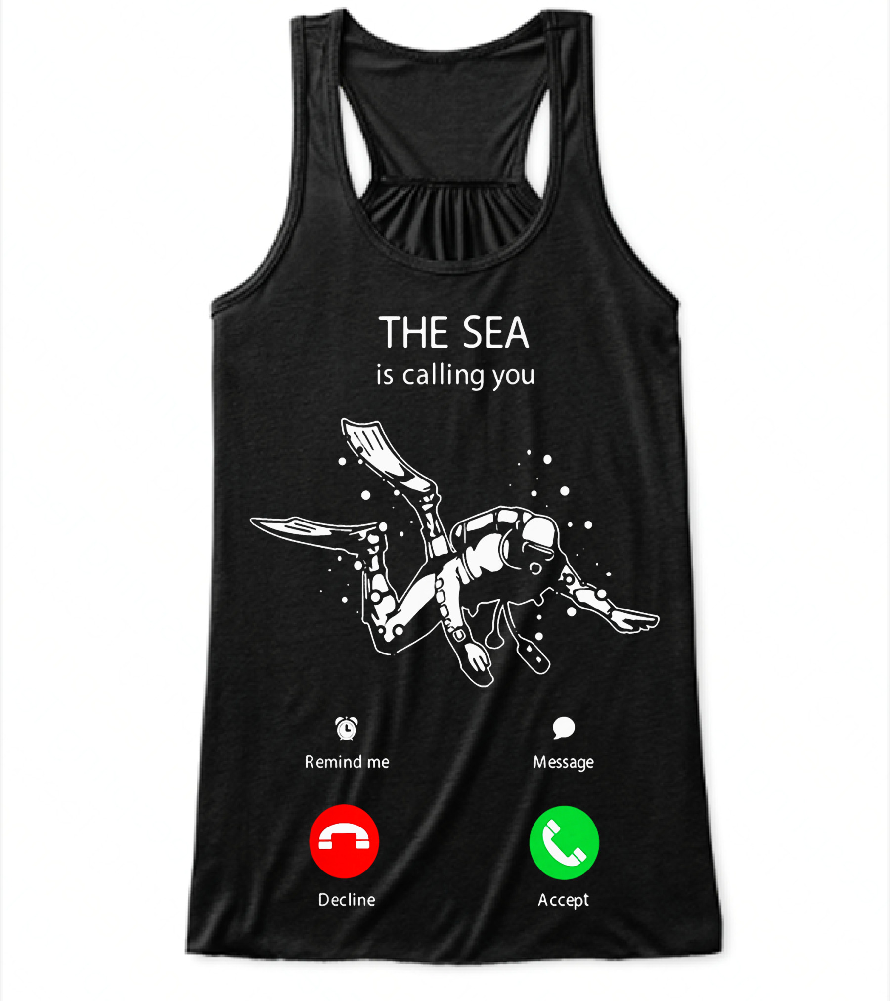 Scuba Diving (1) Flowy Tank Top 