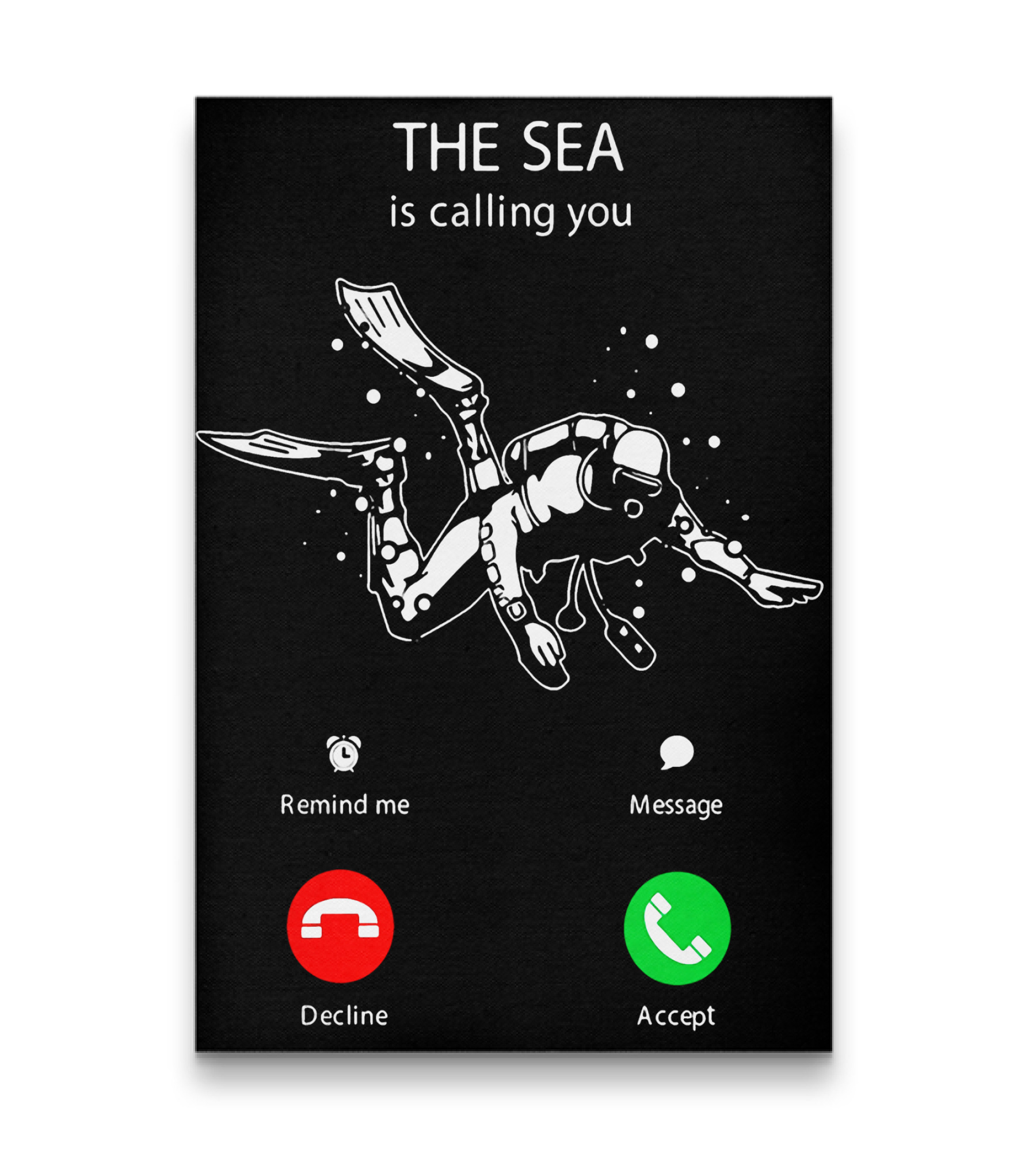 Scuba Diving (1) Vertical Poster 24"x36"