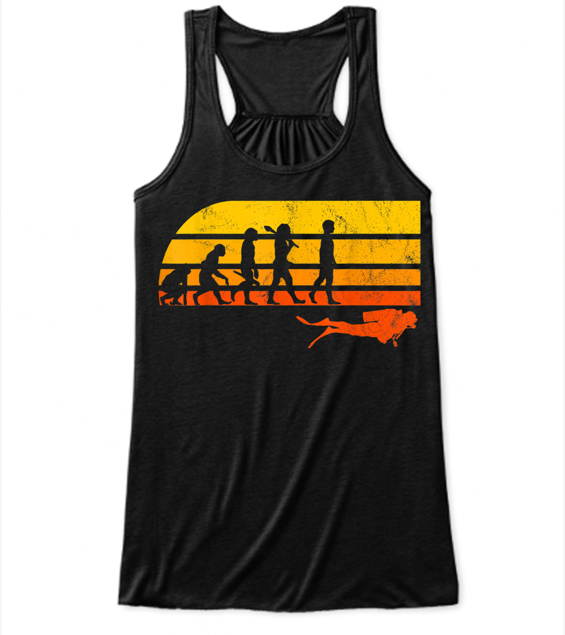 Scuba Diving (4) Flowy Tank Top 