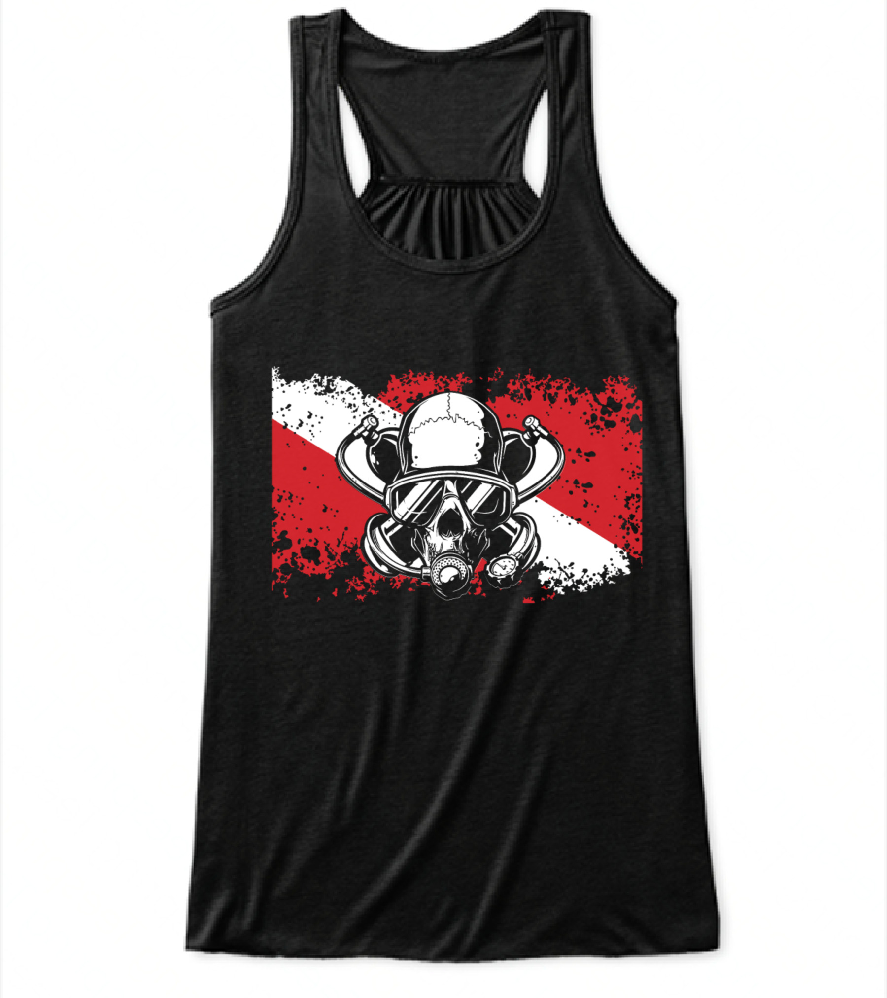 Scuba Diving (14) Flowy Tank Top 