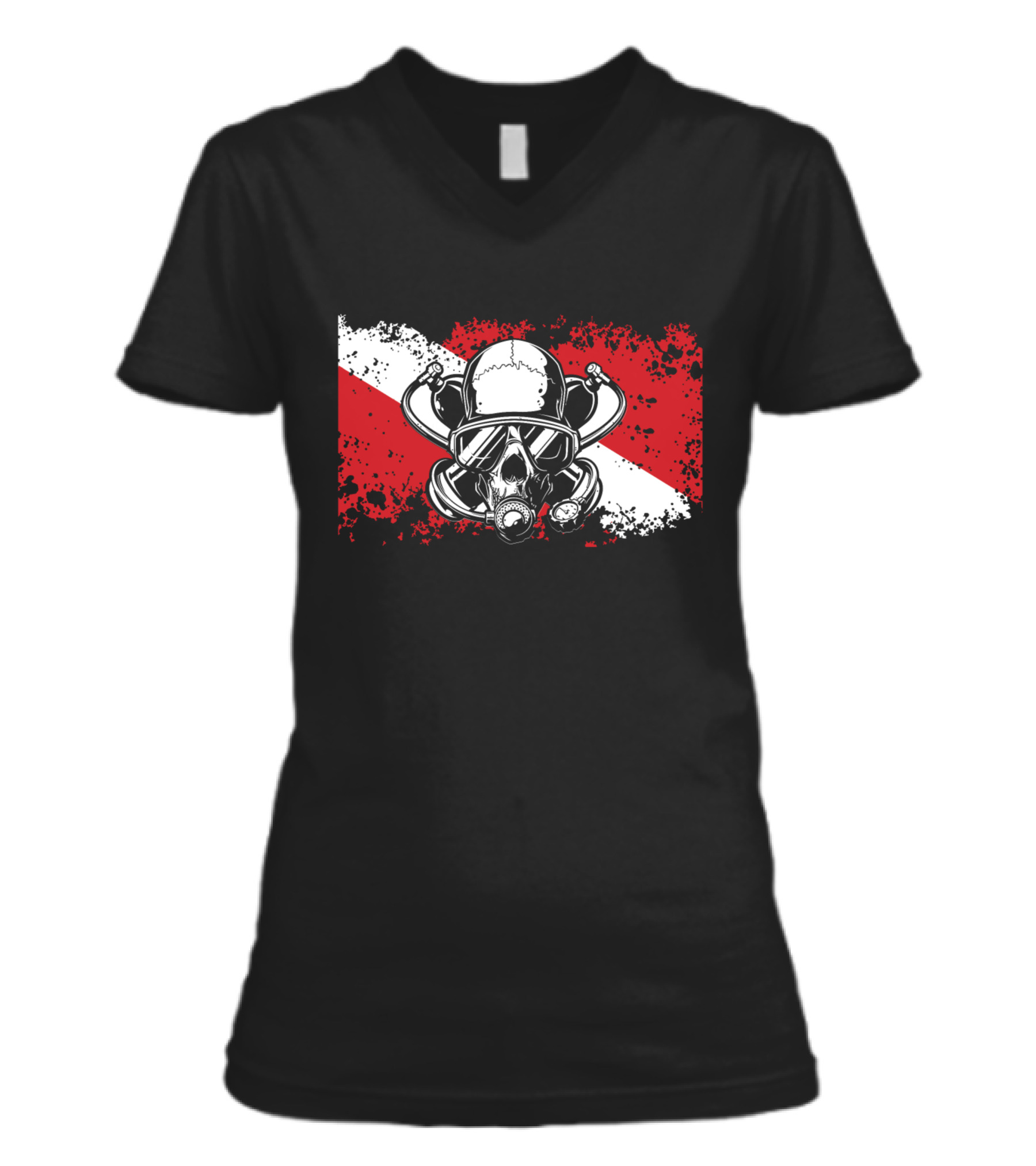 Scuba Diving (14) V-Neck Womens T-Shirt