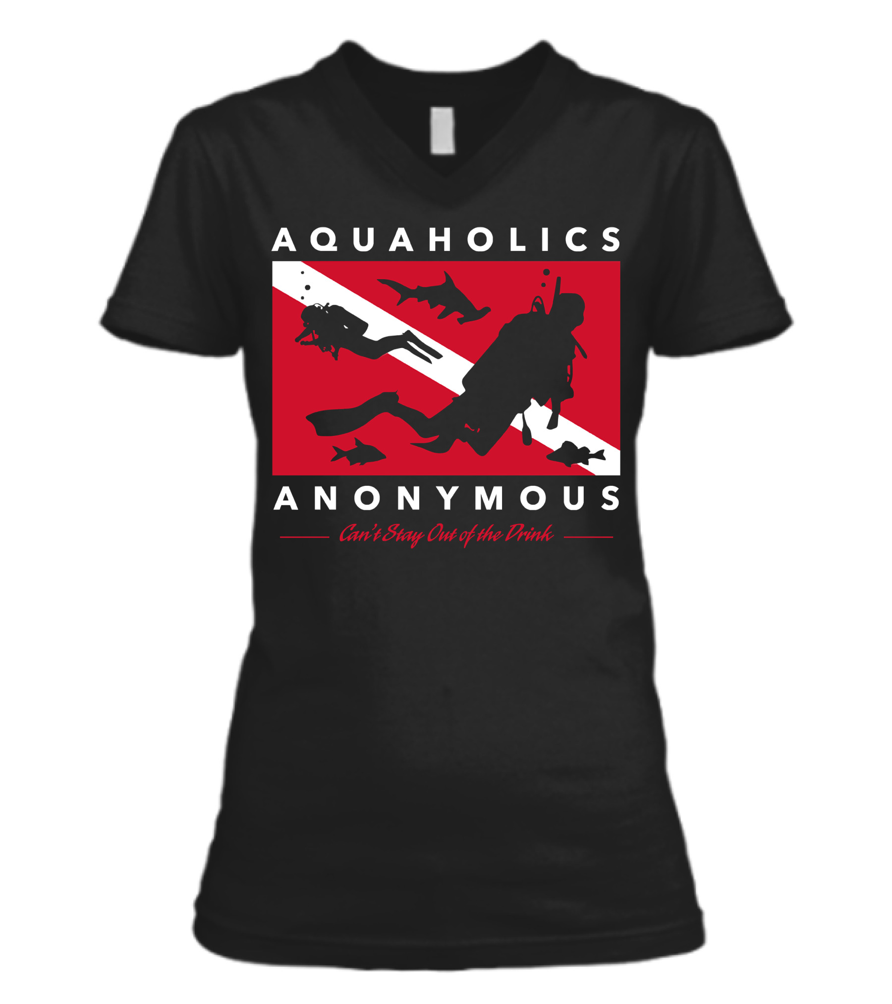 Scuba Diving (10) V-Neck Womens T-Shirt