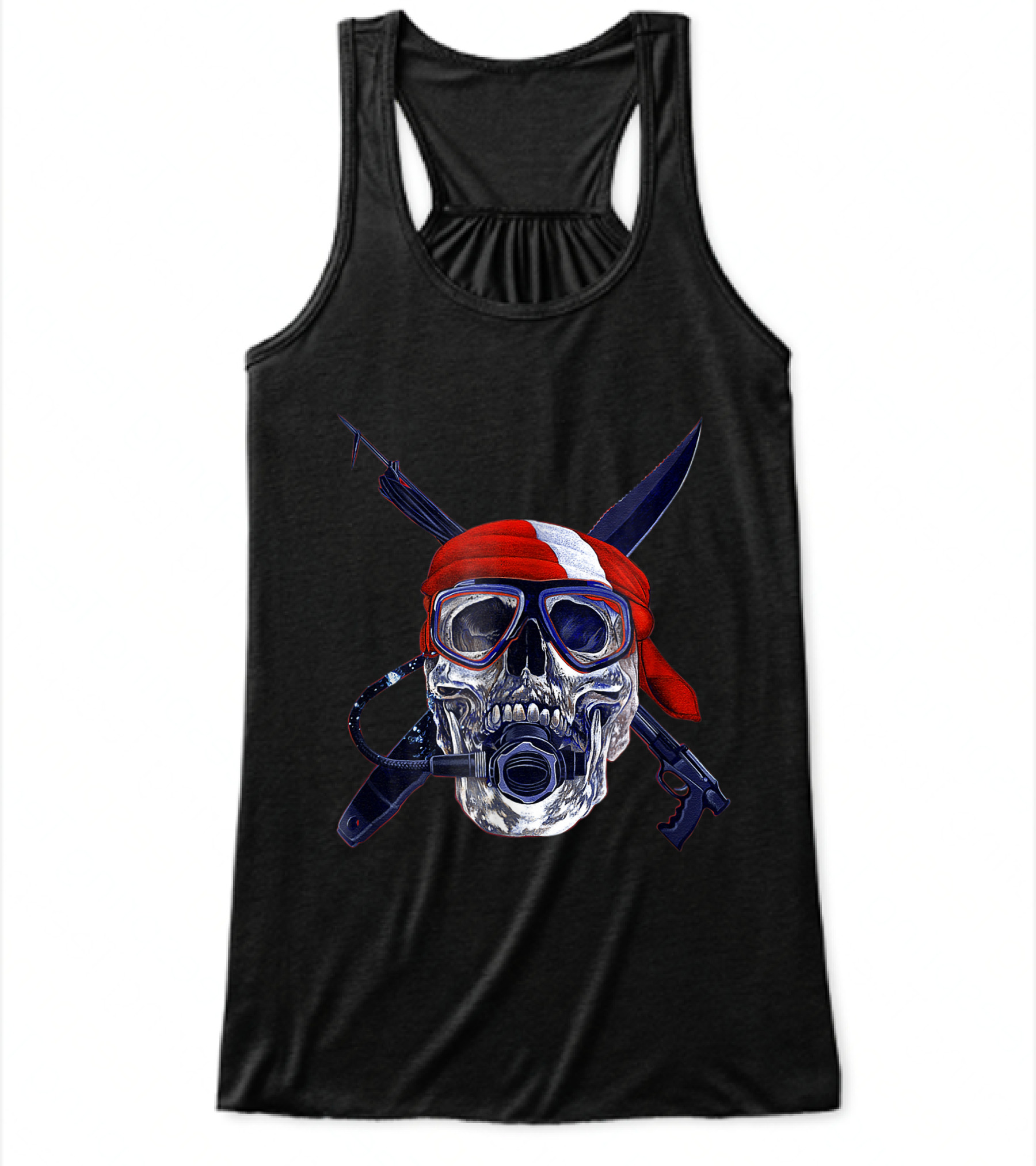 Scuba Diving (9) Flowy Tank Top 