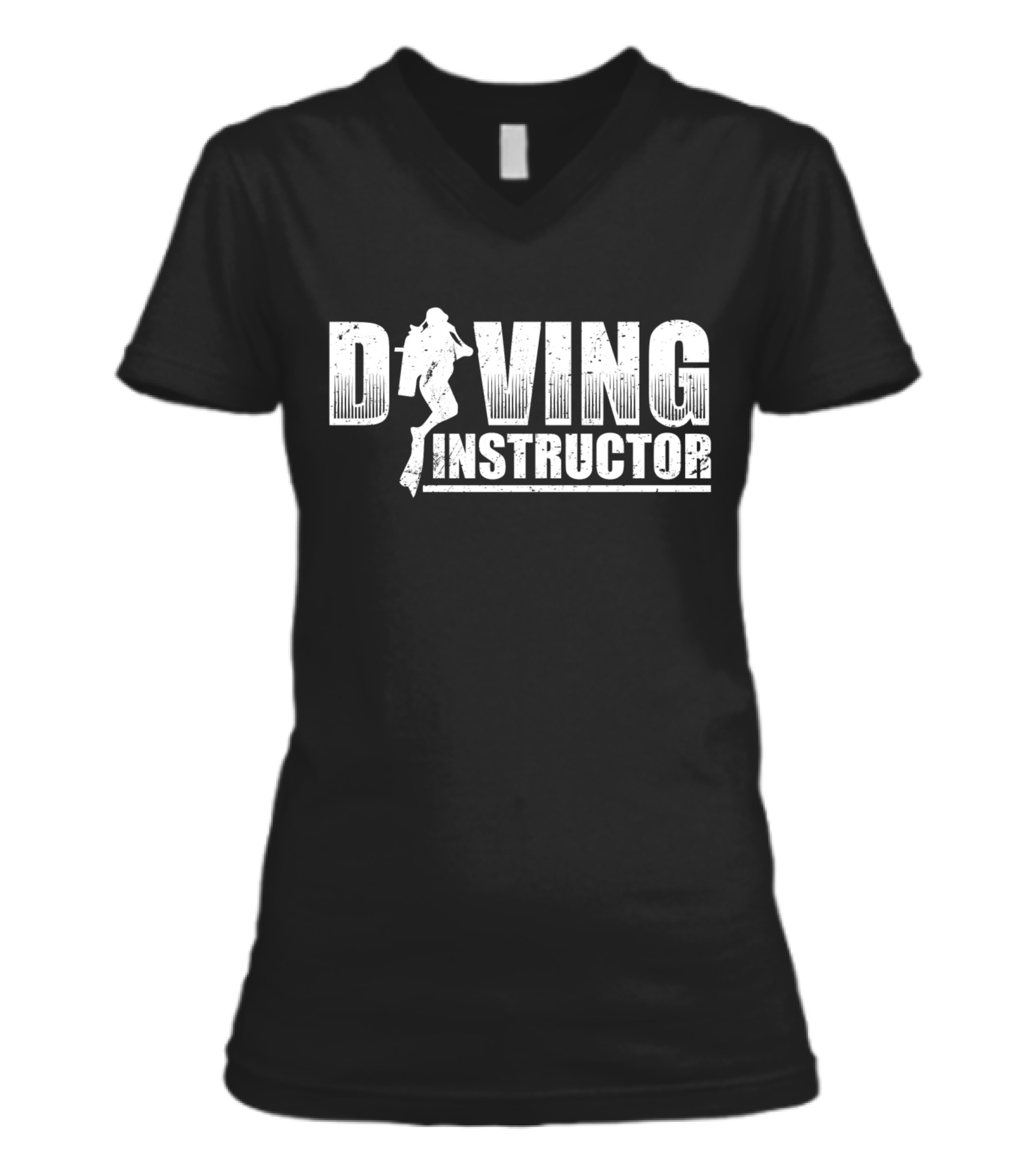Scuba Diving (7) V-Neck Womens T-Shirt 