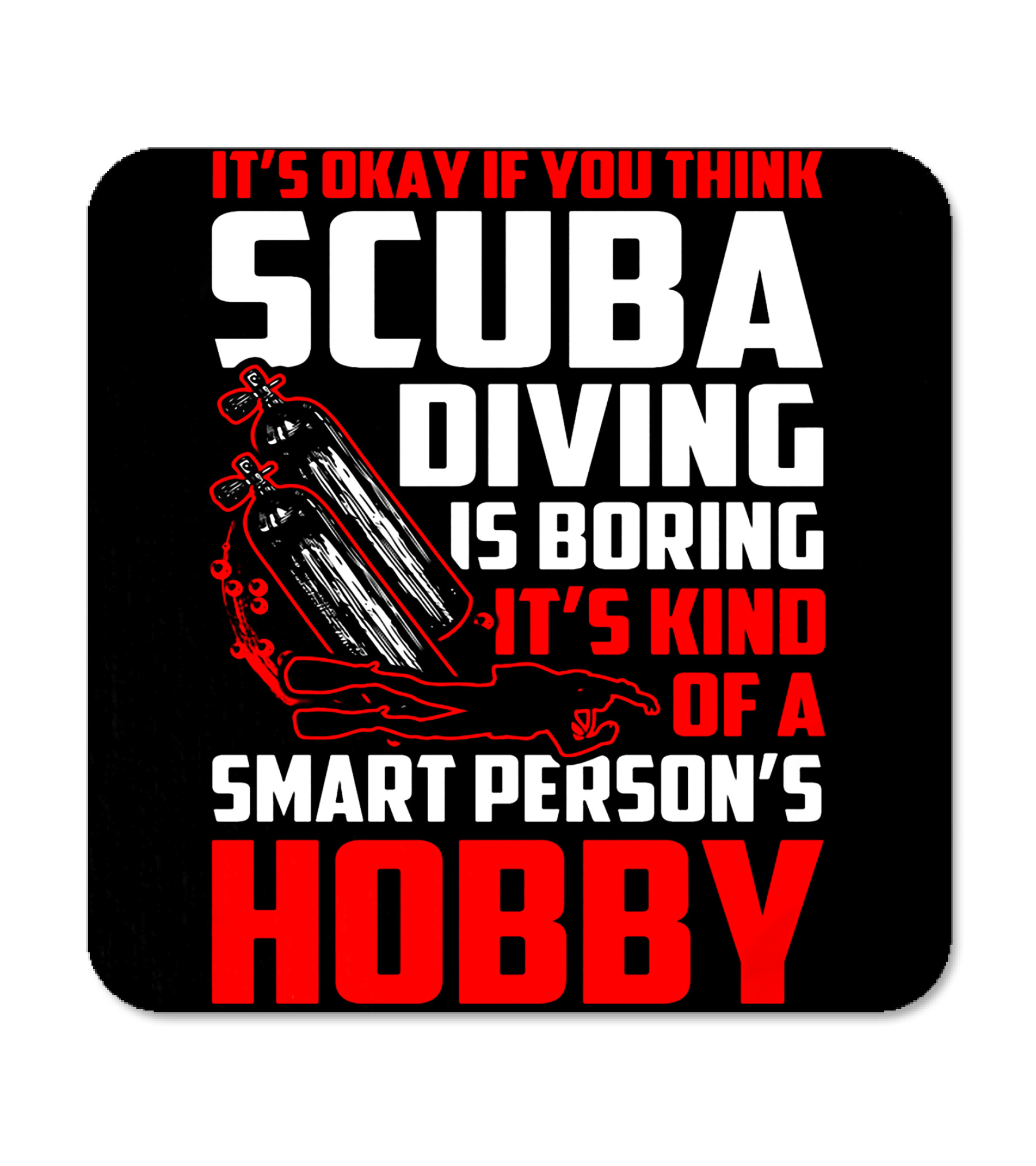 Scuba Diving (8) Coaster 