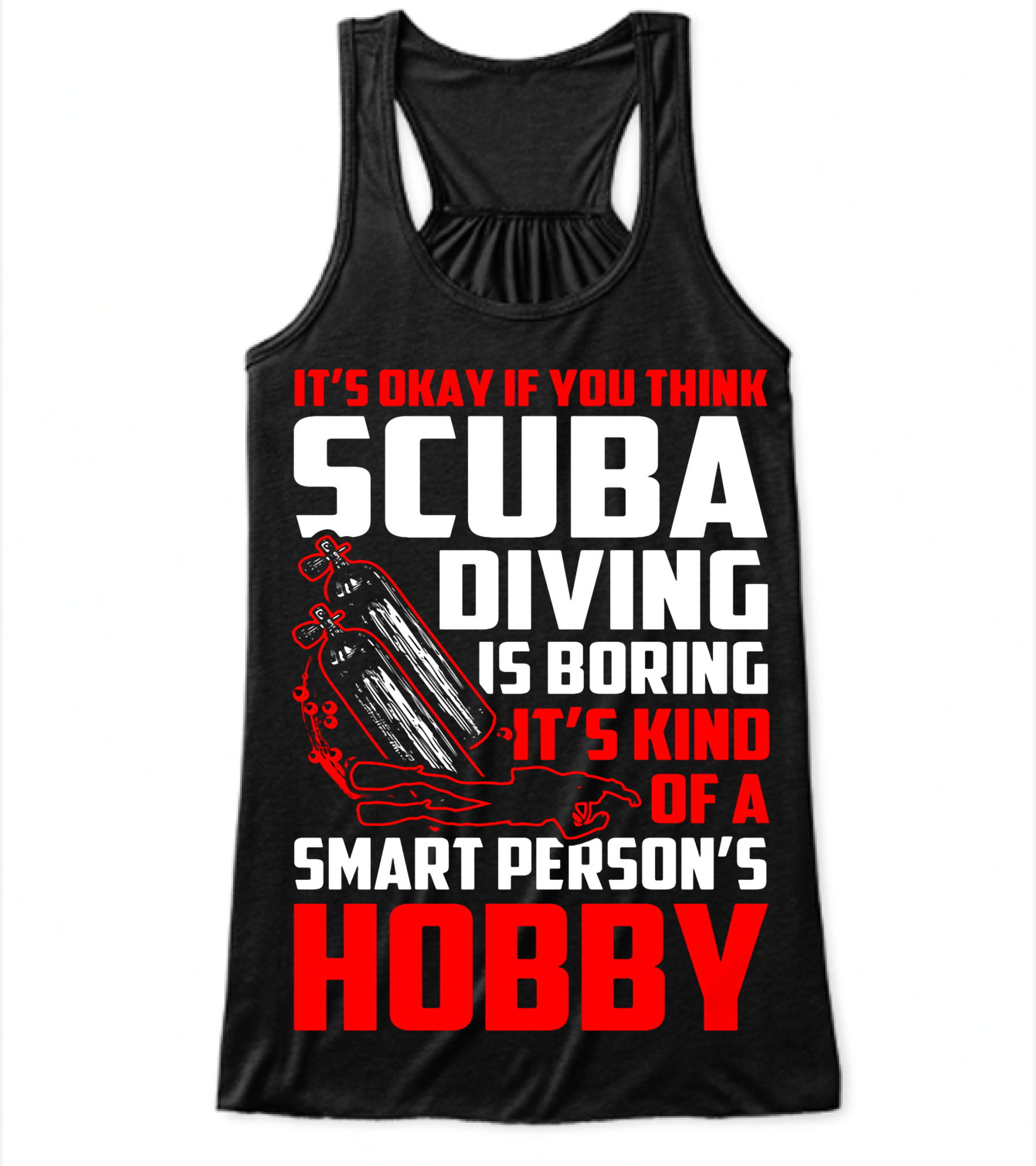 Scuba Diving (8) Flowy Tank Top 