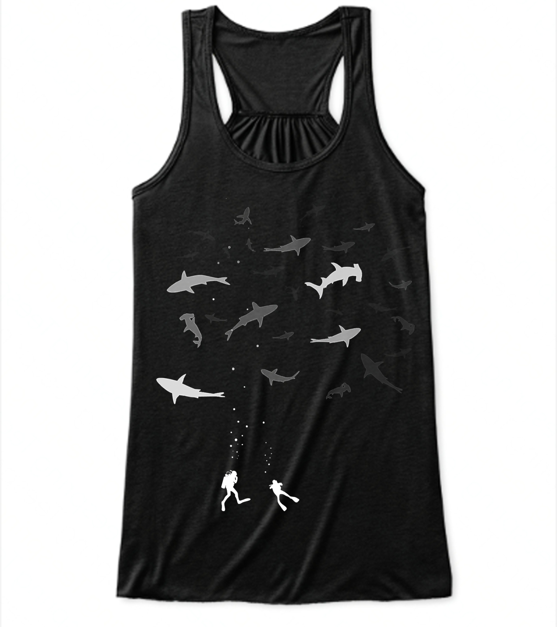 Scuba Diving (12) Flowy Tank Top 